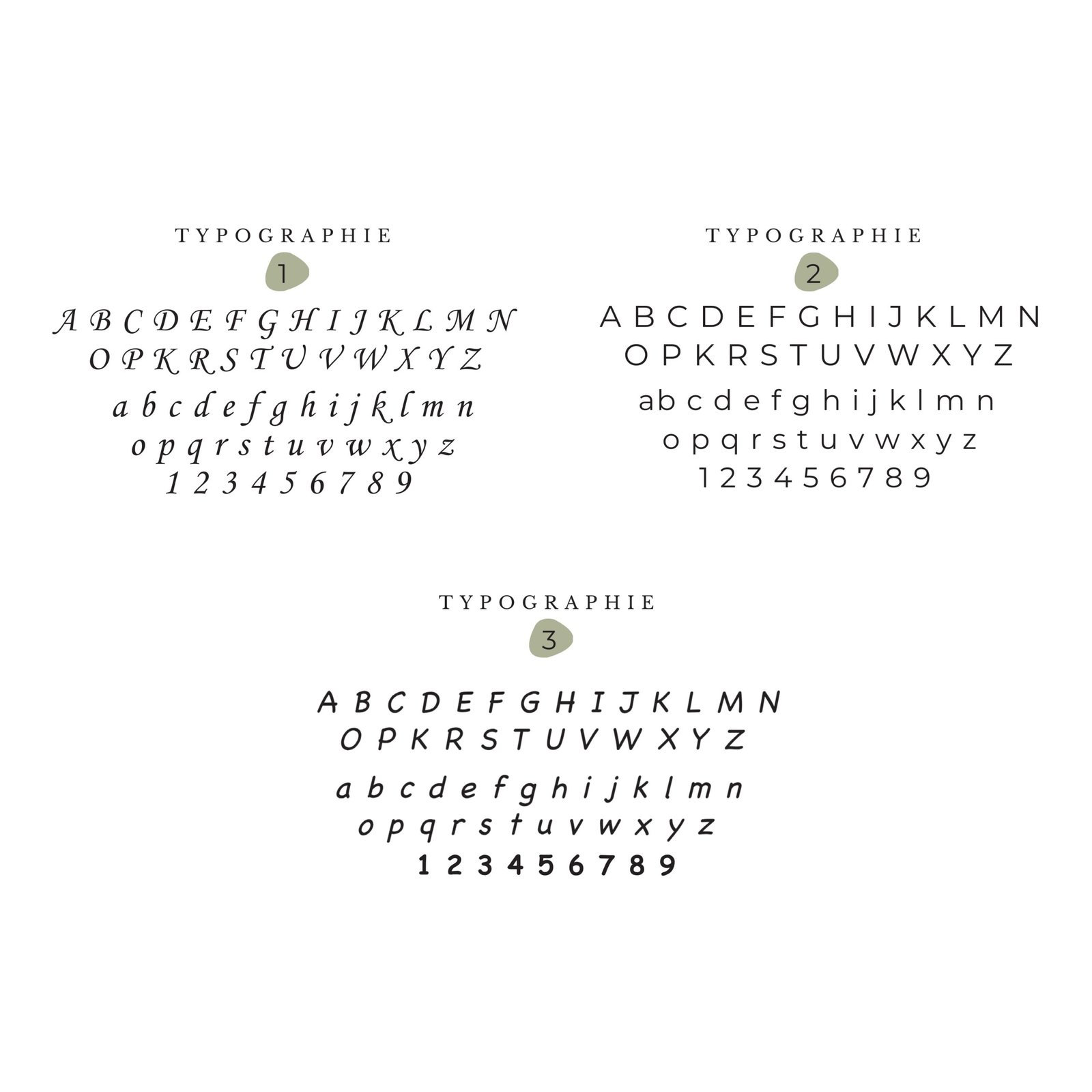 Typographie broderie