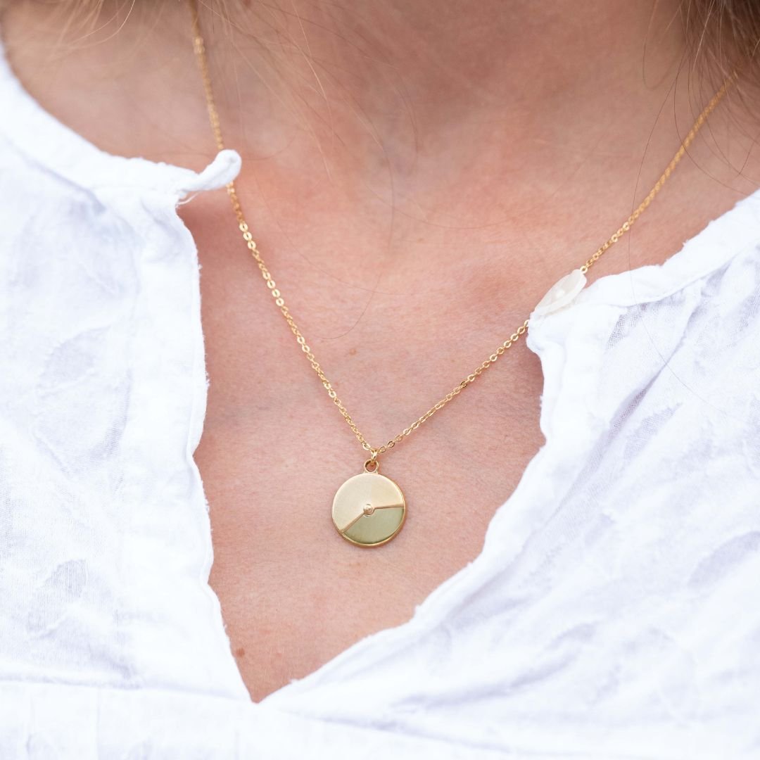 Collier MOBILE 4 Gold-plated movable necklace