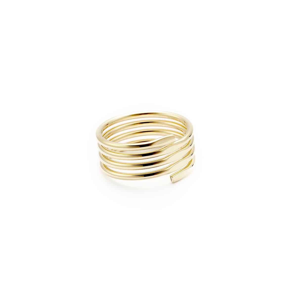 bague nora dorée