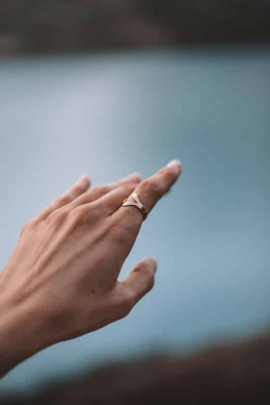Bague Daniele dore Ines
