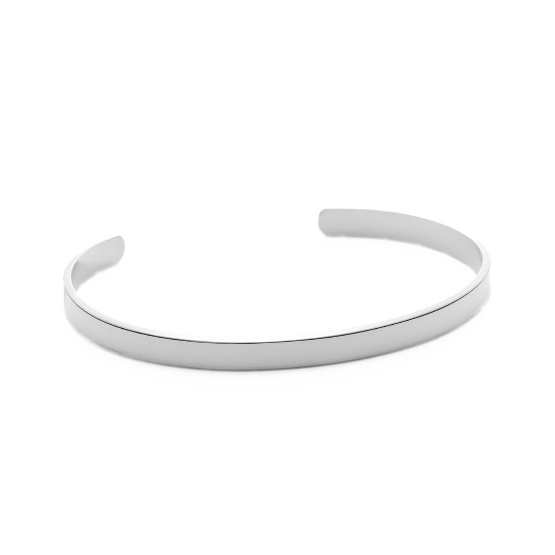 Bracelet rigide Pour Lui en argent massif